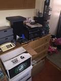 Lots of Stereo equipment throughout the house