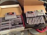 Games for the Vintage Nintendo console 2 boxes of games