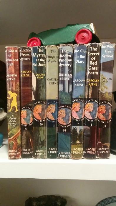 For the little princess who has everything! Vintage 1950's & 1960's Nancy Drew books!