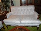 Vintage  French Style love seat with matching couch