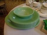 Fire King Jadeite plates