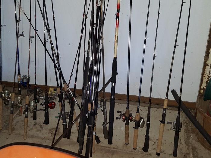 Fishing rods galore !!!!!