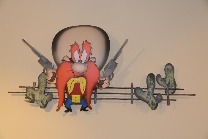 Yosemite Sam Looney Tunes 3D Wall Art 