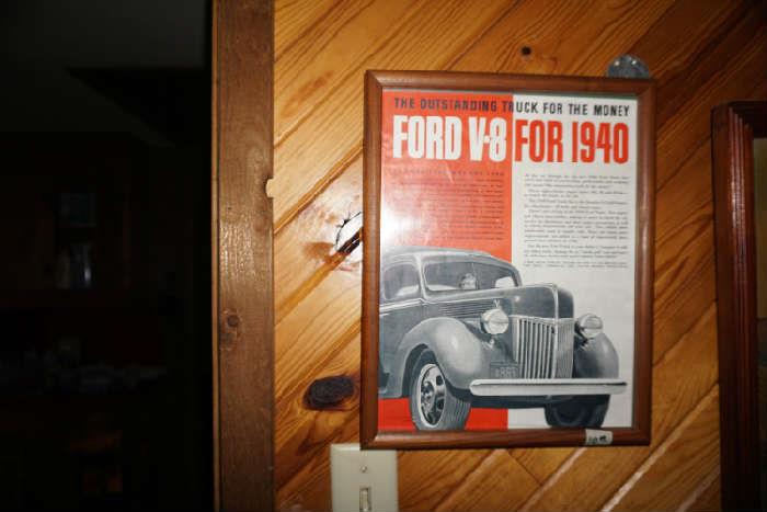 vintage Ford advertising (Sold)
