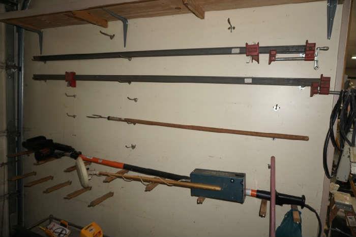 72" bar clamps USA, Remington limb saw,