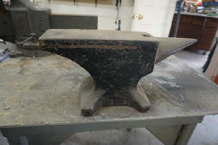 metal working anvil