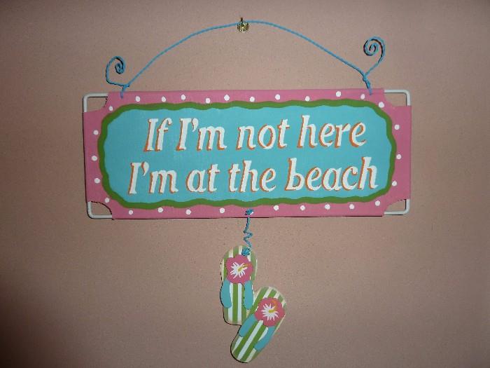 Beach theme items