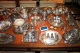 LOTS of nice silverplate including Victorian and Sheffield pieces (A lot of this is sold but we still have some nice silverplate left!)