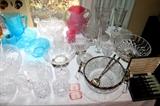 Beautiful antique and vintage glassware - pressed glass, Victorian, Waterford Crystal, cut glass, and more!