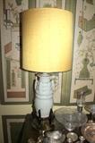 Large vintage celadon lamp