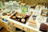 Vintage perfume bottles, mirrors, boxes, and other neat items