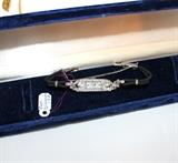 Vintage  platinum and diamonds watch