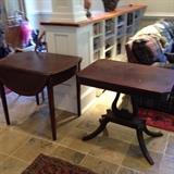 Mahogany tables