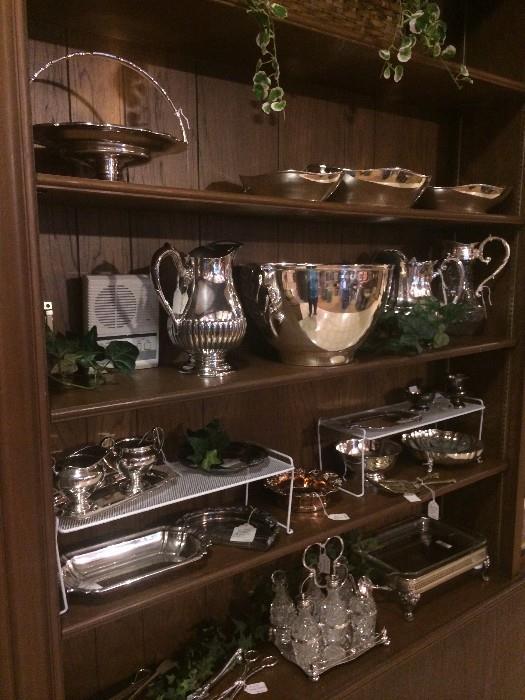 More of the many silver plate selections