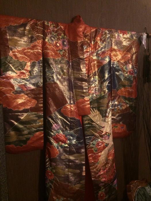 Extra large wall hanging kimono (from the estate of Mrs. Pat Prince)