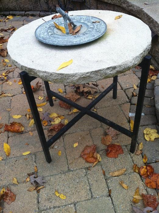 out door table for patio area or garden area
