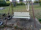 Swing, 2 non-working push mowers for parts