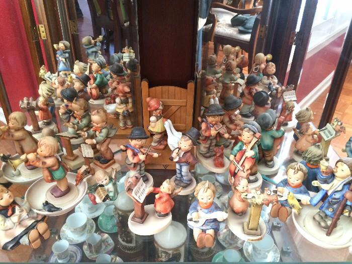 Collection of Hummels figurines
