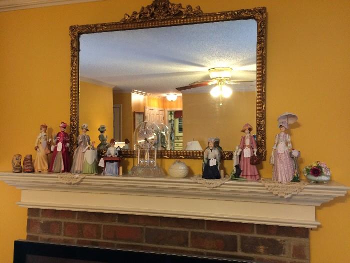 mirror is not for sale!!!    Avon figurines