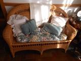 Wicker Loveseat