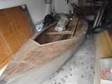 Vintage Wood Sailboat