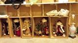 santa figurines