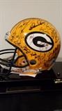 1997 Super Bowl 31 Team signed Packer helmet