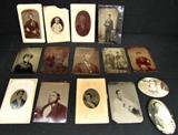 antique tin type photographs. several lots of vintage/antique photos.