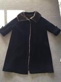 Beaver lined vintage coat.  