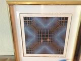 Beautiful Vassarely screen print