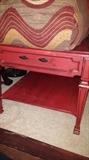 Red Drexell end table, only $15!!!!