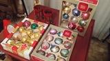 Vintage glass ornaments
