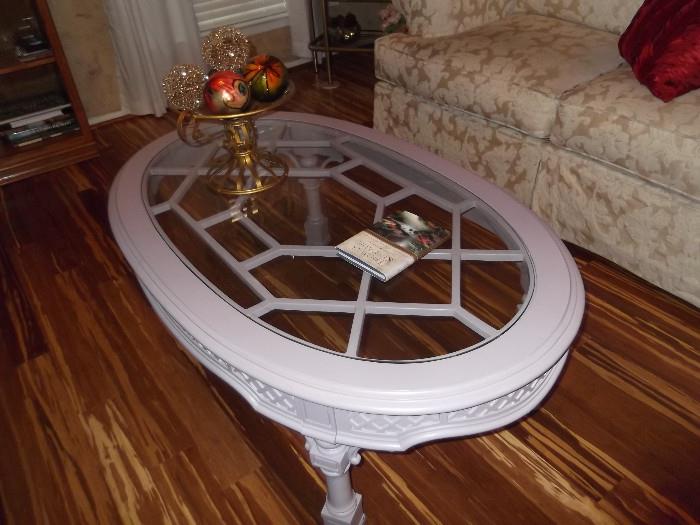 lavender coffee table