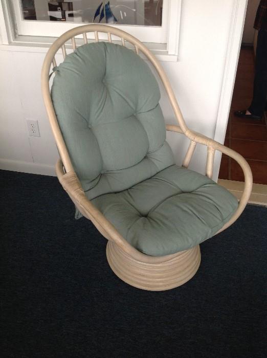 Rattan Scoop Chair $ 80.00
