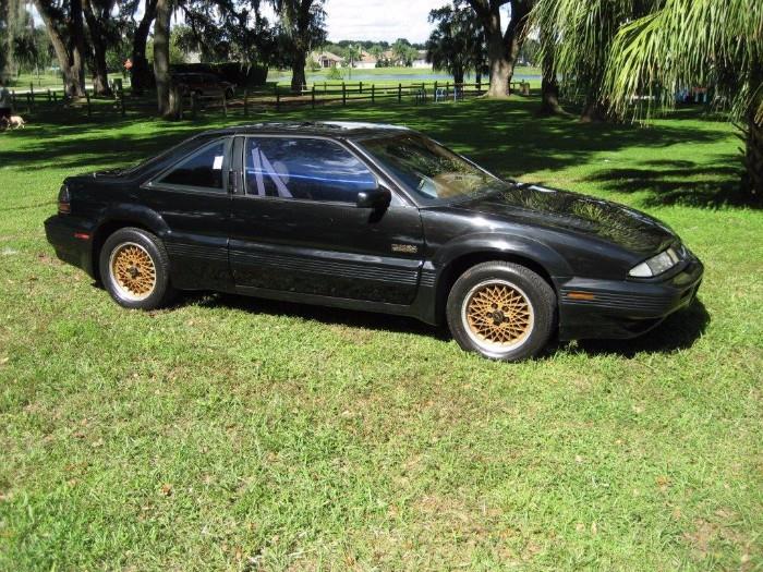 1989 Grand Prix Turbo Mclaren one of 1500 made. This car is a one owner with all papers and 136k miles. The car was used in a Pennzoil commercial in Orlando with Arnold Palmer.