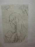 Pierre Bonnard Etching Juene Fille Lisant