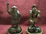 Bronzed Japanese Figurines
