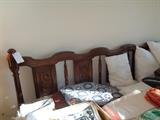 king bed with great Sealy foam type mattress, nice and clean