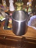Mid century stainless steel pitcher