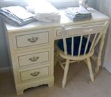 DESK HAS A BOOKCASE TOP