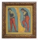 Lot #1416 Moses Soyer, Dancers