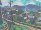 Lot #1412 Abram Tromka, Village Landscape