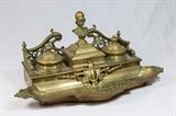 Lot # 68 Bronze Figural Inkwell