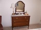antique dresser with mirror