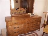chest of drawers with mirror