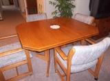 small dinette with 4 chairs