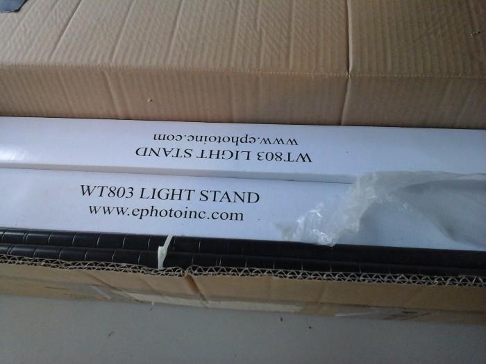 Two light stands