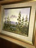 J. Rosenfeldt original painting, landscape.