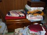 Lots of old quilts