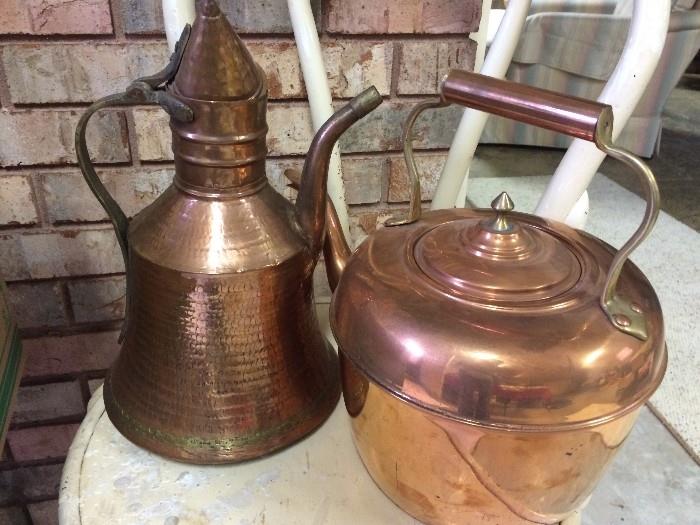 Copper kettles